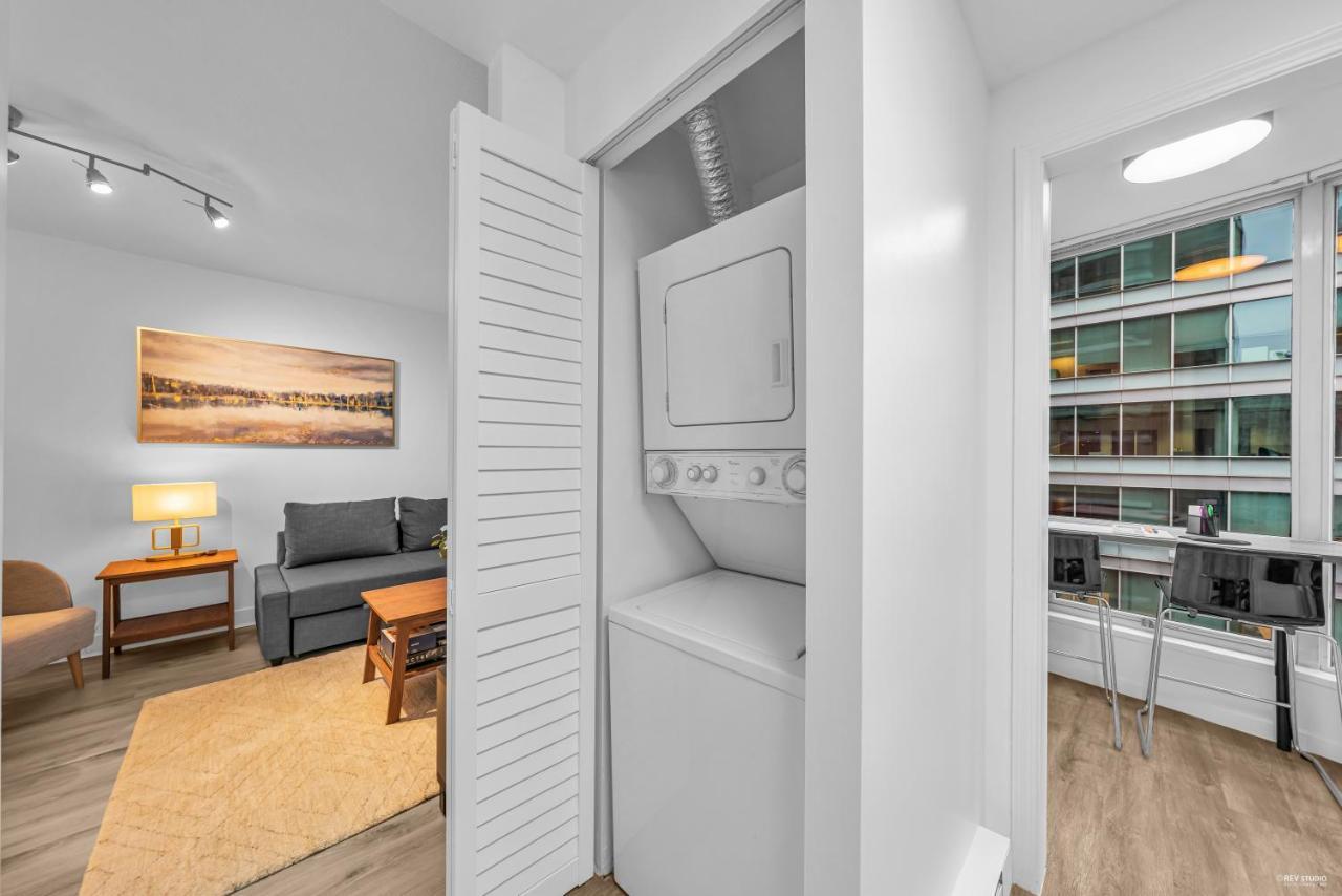 1-Br Condo In Downtown Coal Harbour With Parking And City Views Vancouver Esterno foto